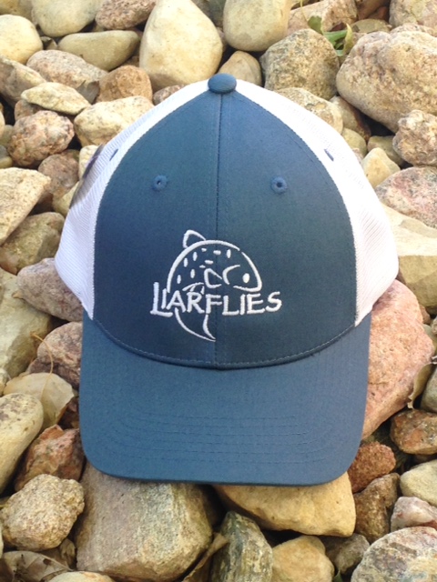 Liarflies-Blue Big Fish Trucker Hat.