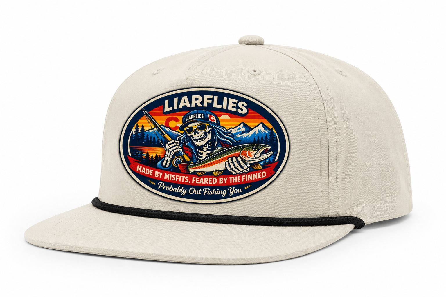 Probably Out Fishing You Gramps Rope Hat